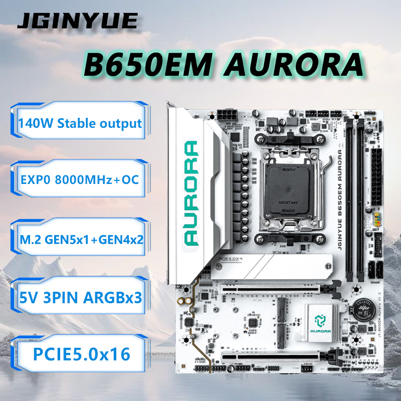 Ddr5 Rgb Ram - JGINYUE B650M AURORA Motherboard Baru M-ATX