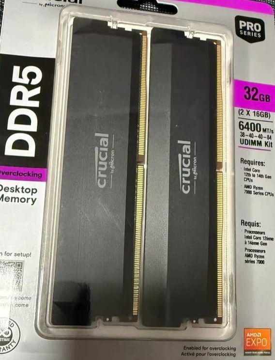 Kit RAM DDR5 6000MHz 32GB, Mem - Ddr5 16Gb 6000Mhz ulasan dan harga