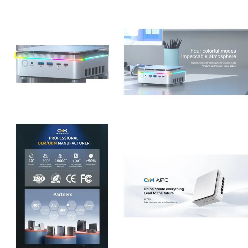 【CHIMU HOME】 AI Mini PC untuk  - Ddr5 Rgb Ram ulasan dan harga