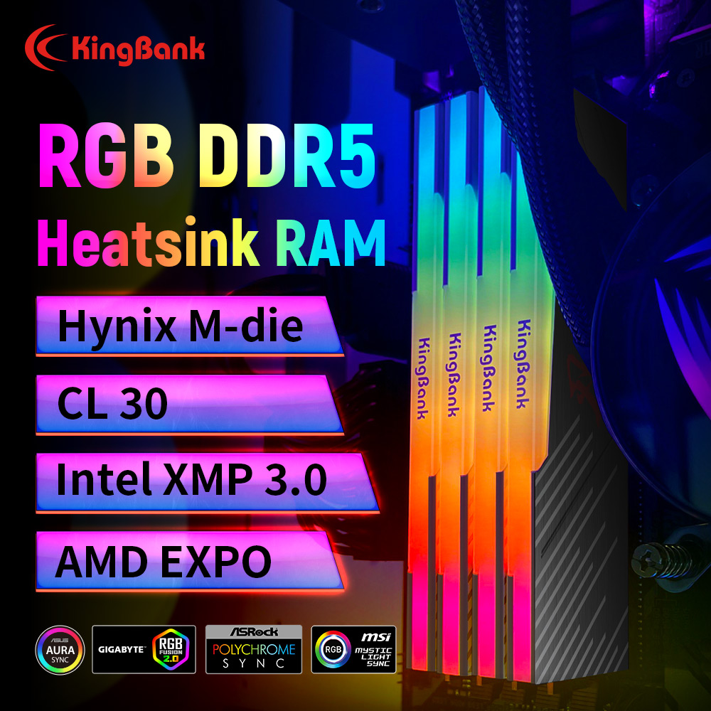 KingBank KRRB DDR5 RGB SoarBla - Ddr5 16Gb 6000Mhz ulasan dan harga